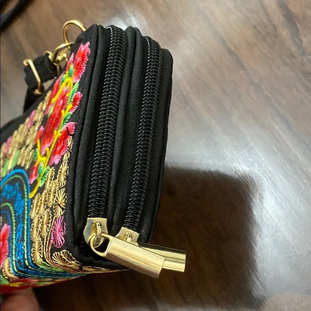 Bohemian Embroidery Crossbody Purse